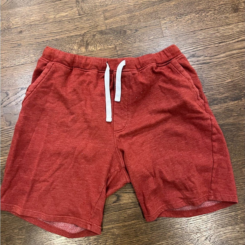 Men's Red Casual Shorts